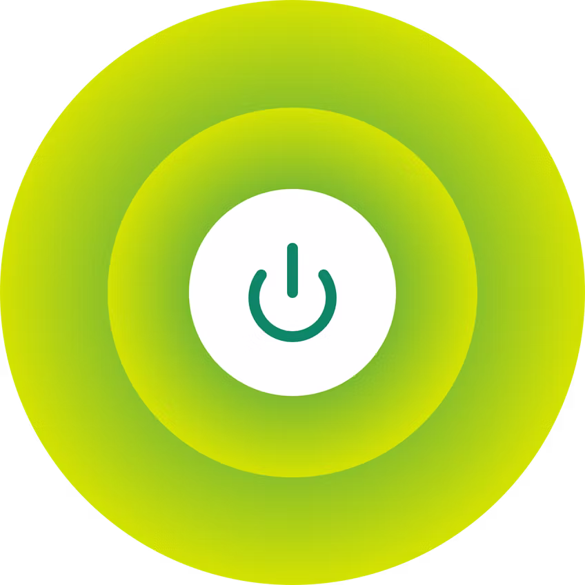 ExpressVPN متصل.