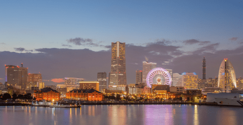 Skyline di Yokohama